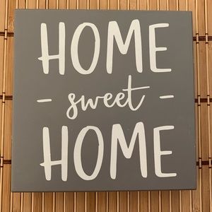 Collins Home Sweet Home Wooden Sign Decor New